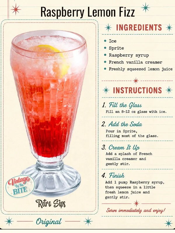 raspberry lemon fizz