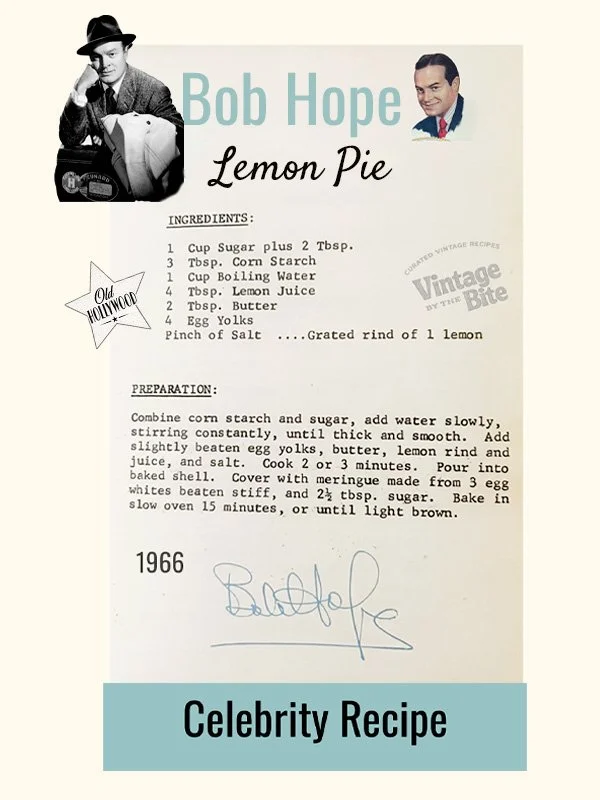 bob hope lemon pie recipe