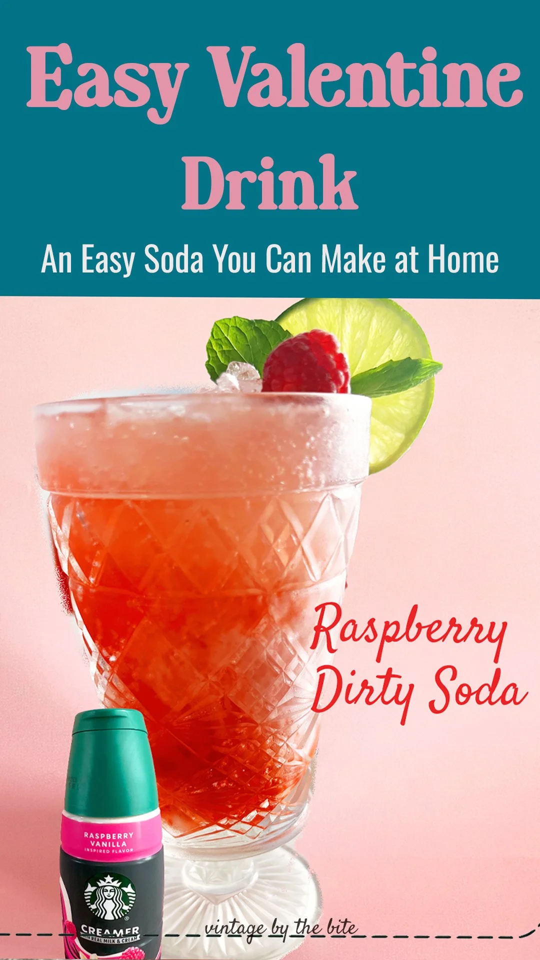 raspberry dirty soda valentine drink - link