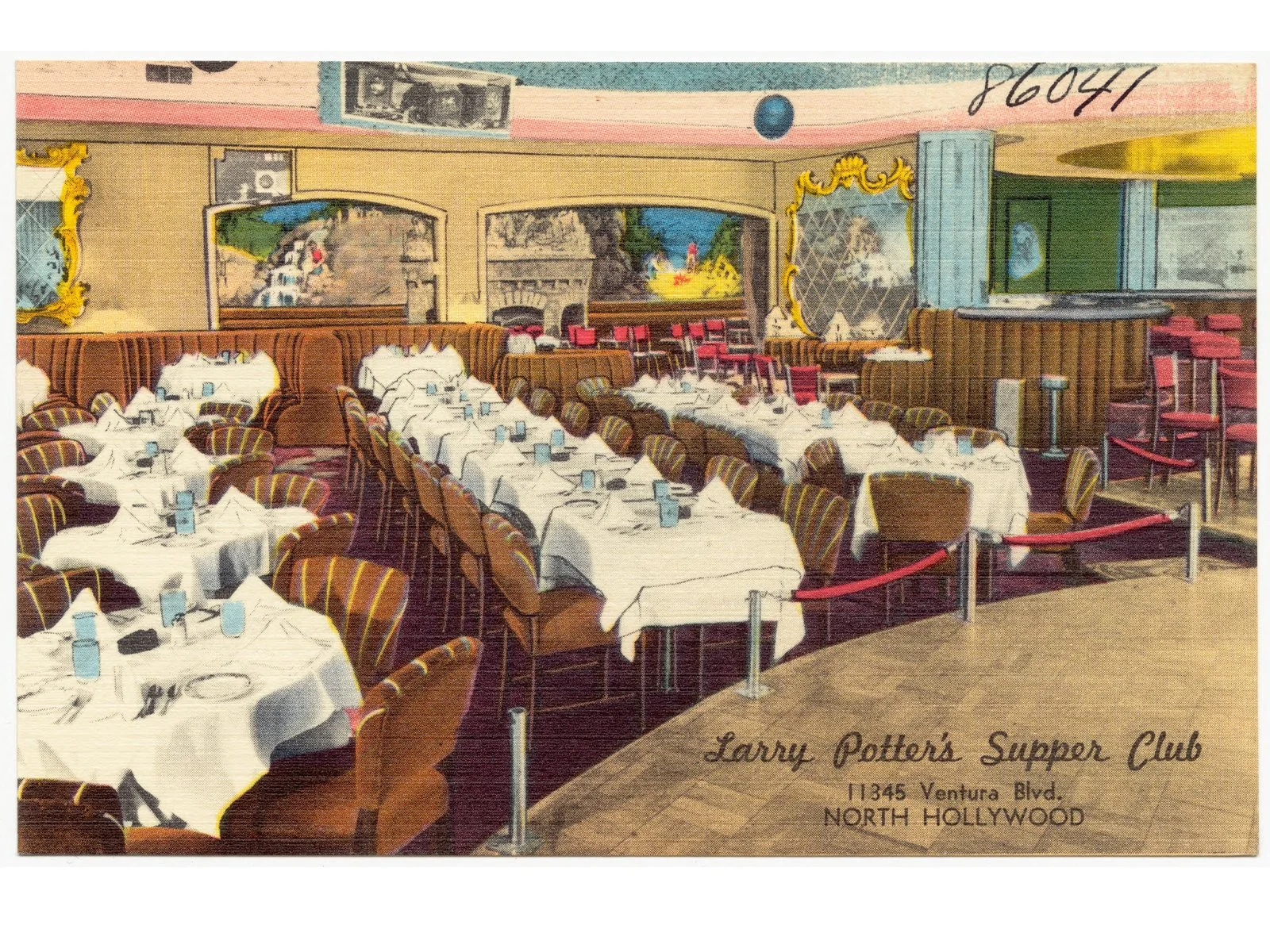 public postcard - supper club