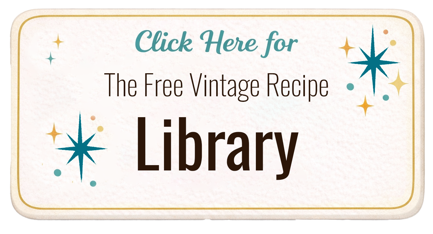 vintage library button - link