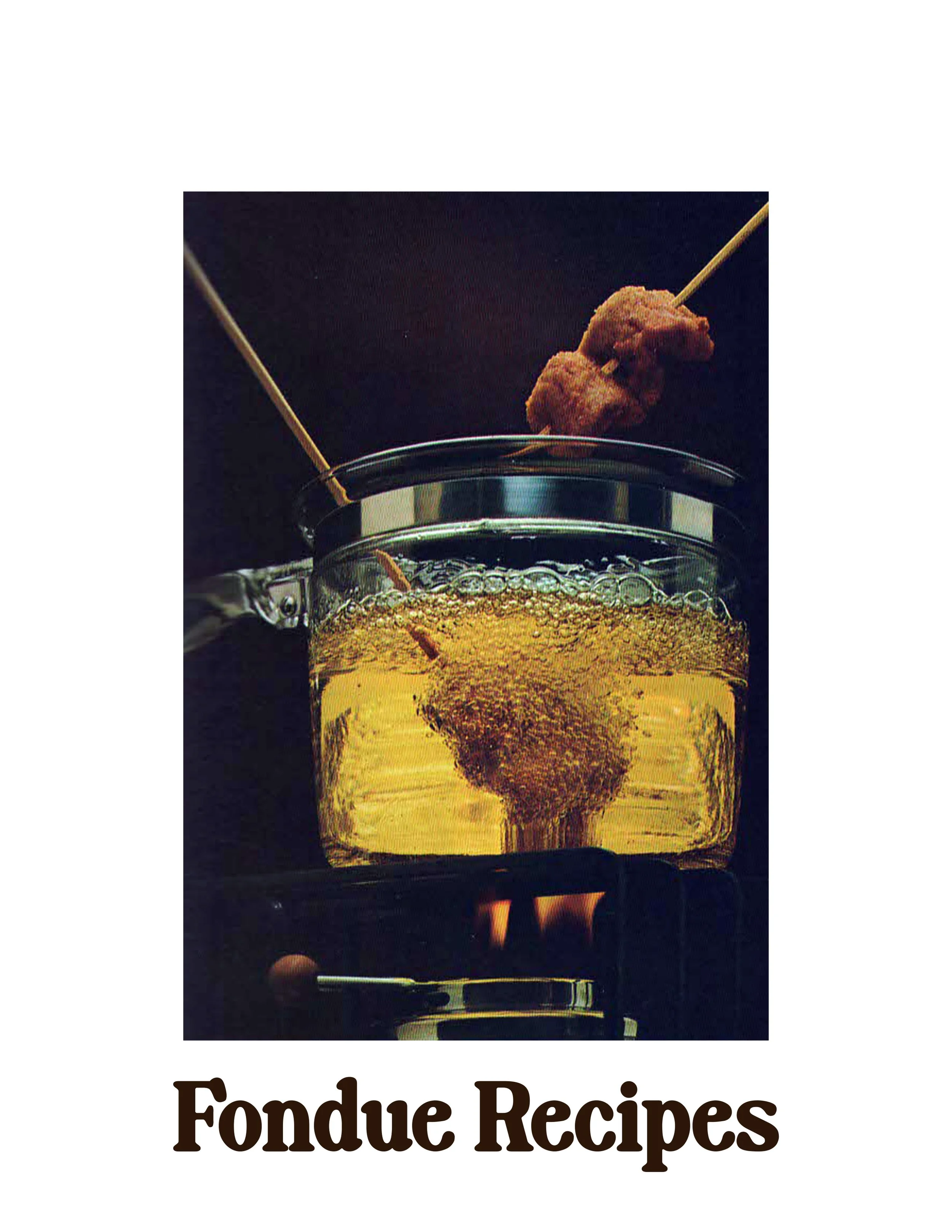 Free Printable For Retro Recipe Binder - Fondue Recipes/ personal collection
