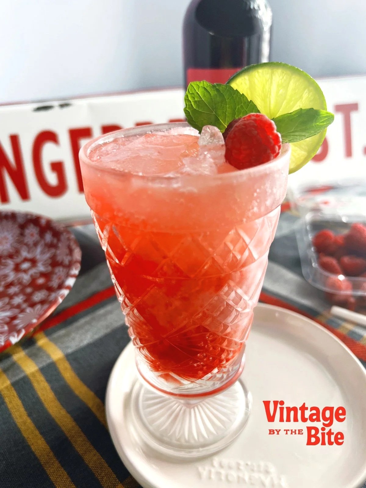 Raspberry Dirty Soda