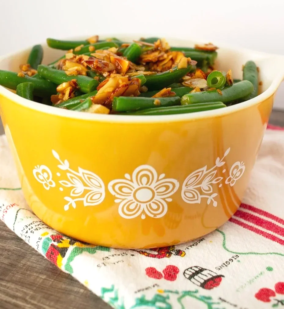 classic green bean almondine