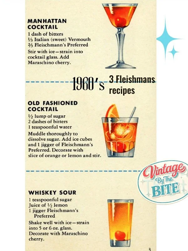manhattan-old fashioned-whiskey sour