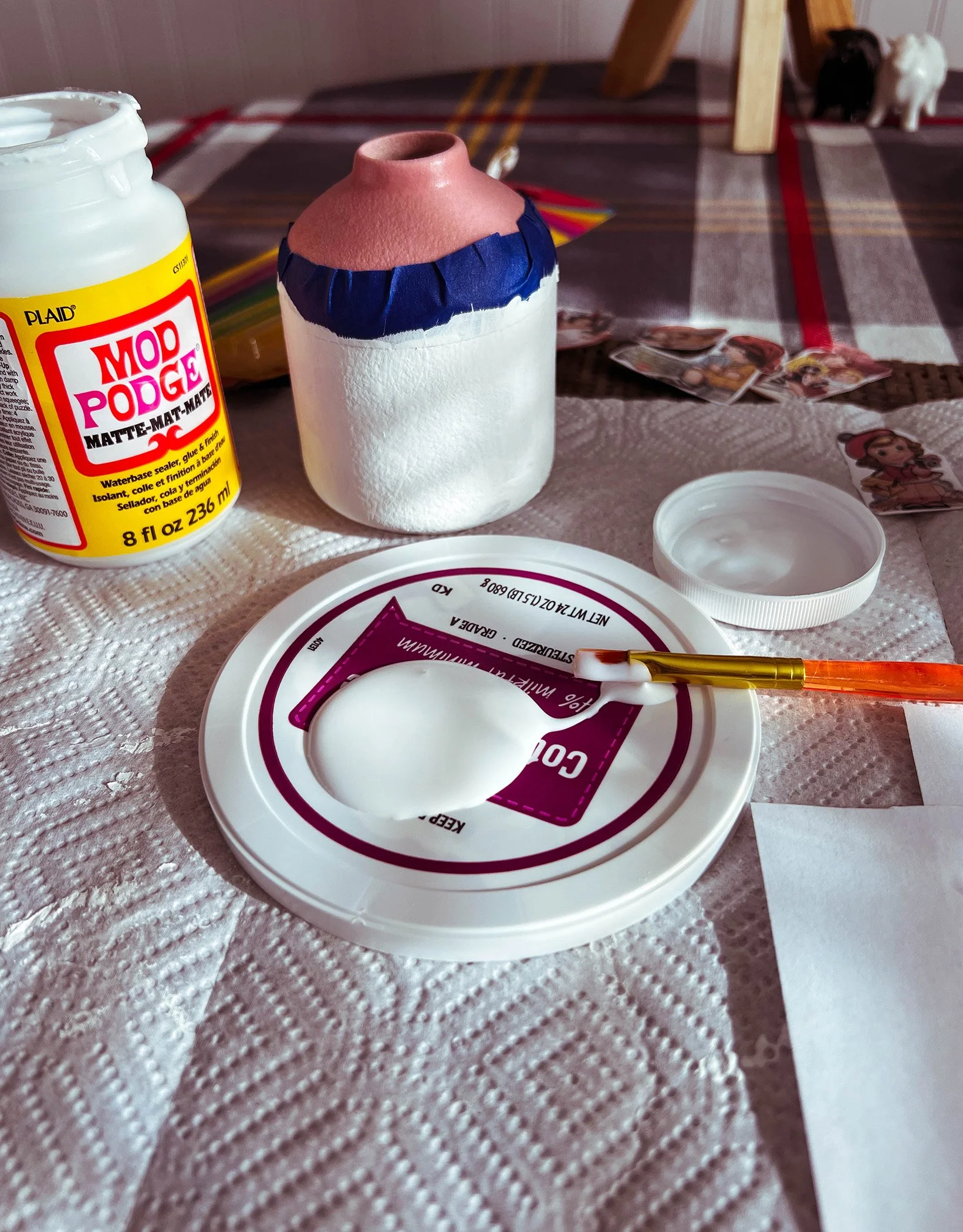 DIY Vintage Valentine Vase — vintage by the bite