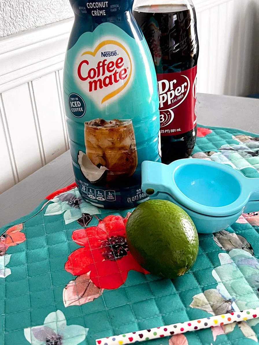 coconut creamer and dr pepper