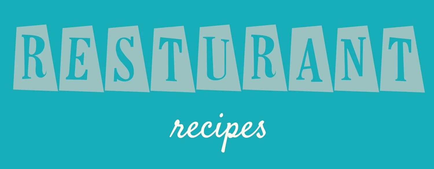 restaurant recipes banner