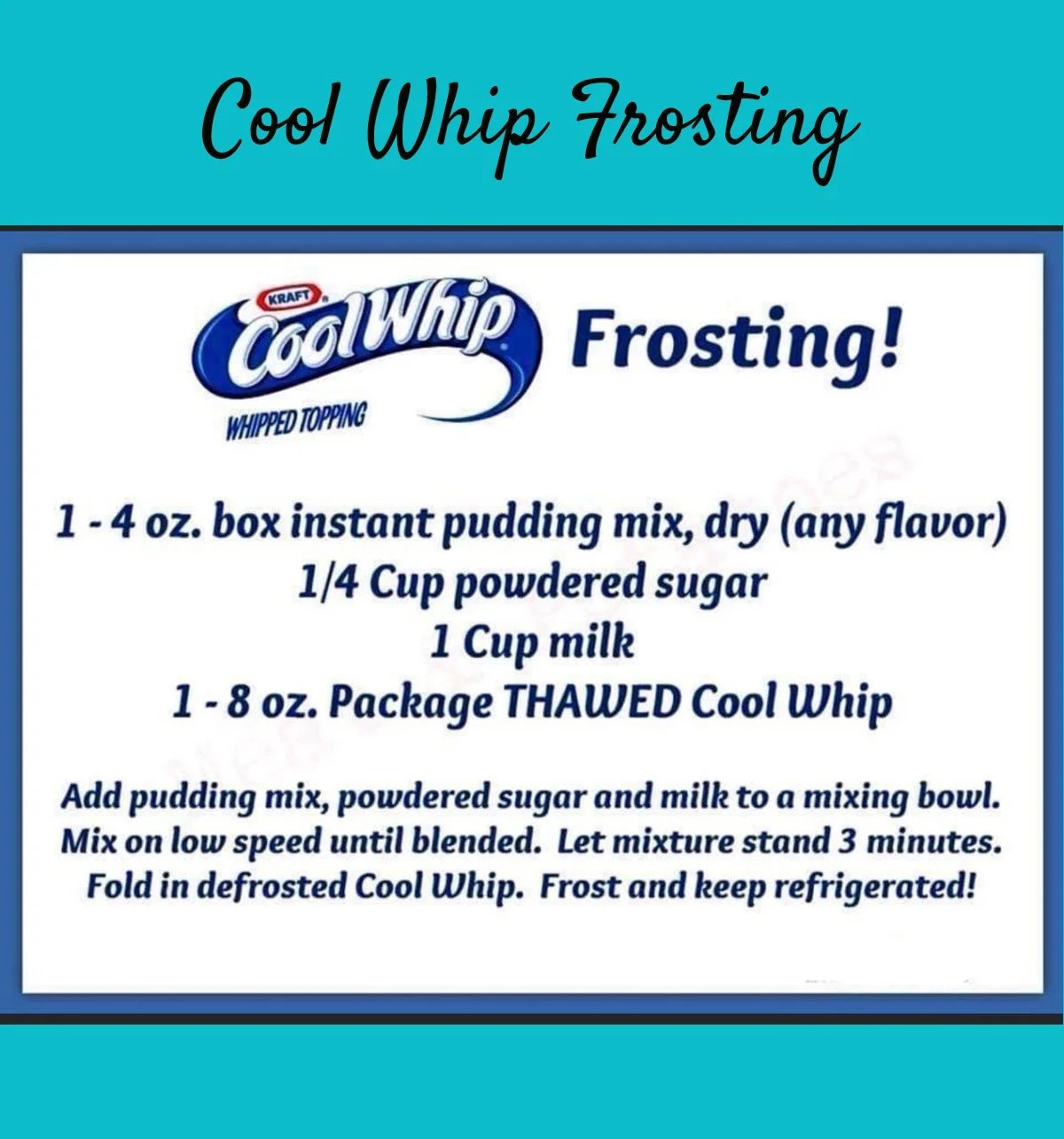 cool whip frosting/public recipe