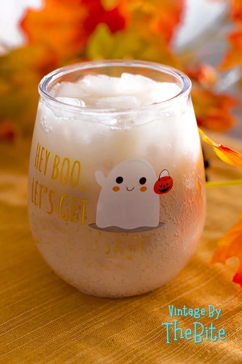 fall pumpkin spice dirty soda