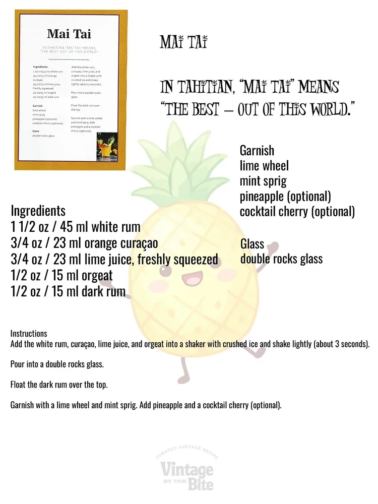 mai tai drink