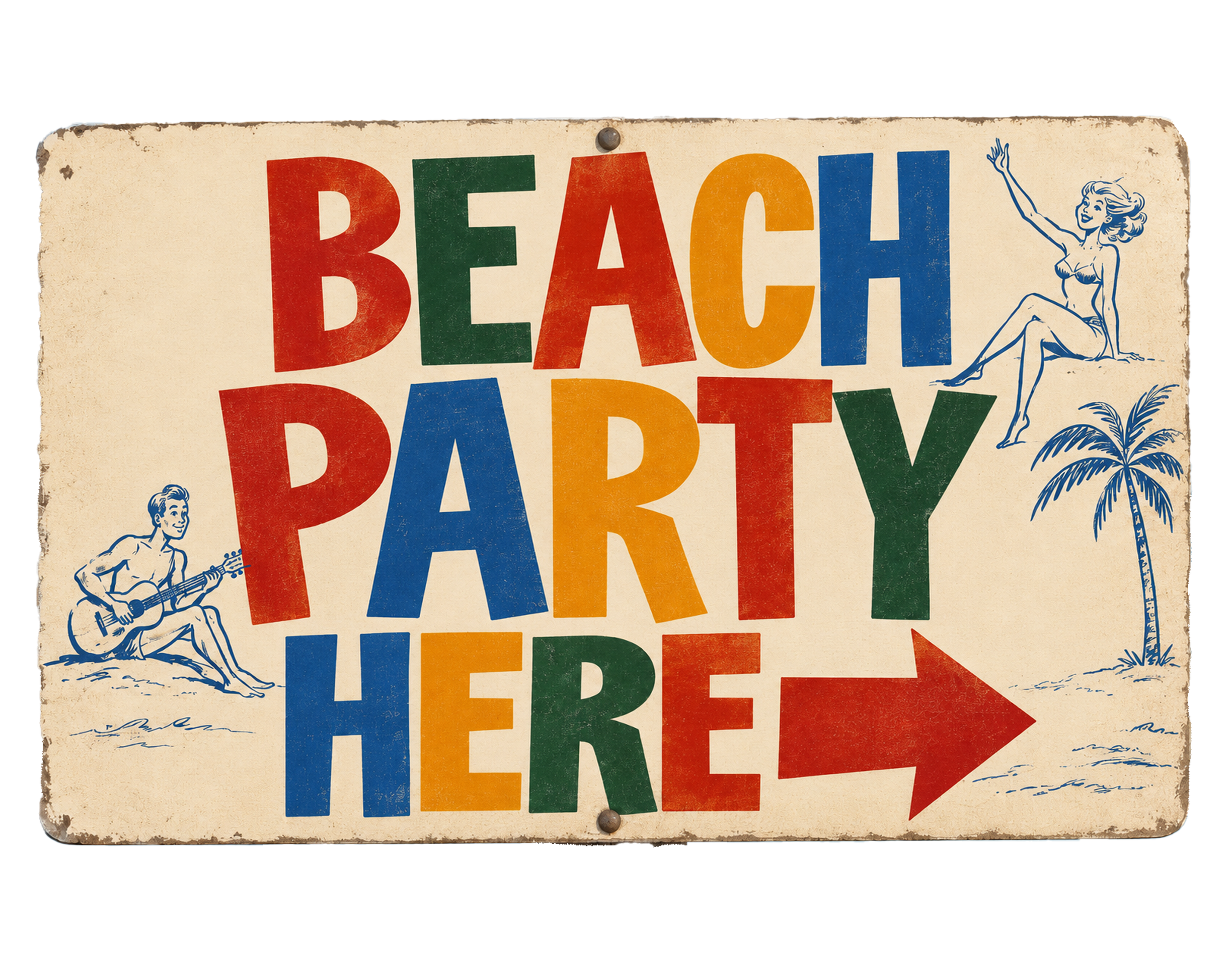 beach party freebie