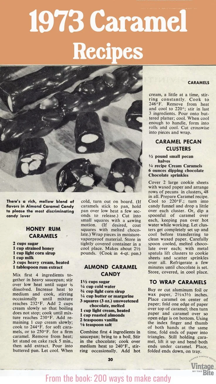 1970s candy vintage recipe no link