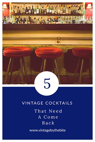 5 vintage cocktails blog