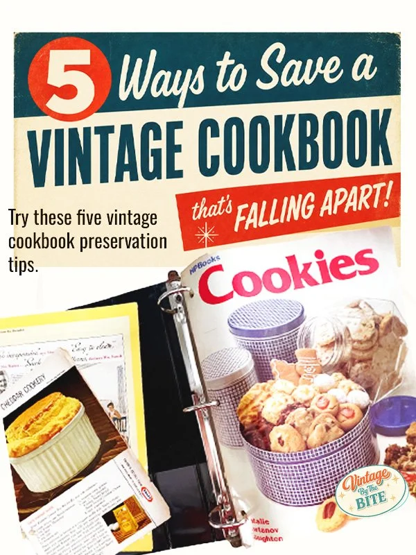 5 ways to save a vintage cookbook