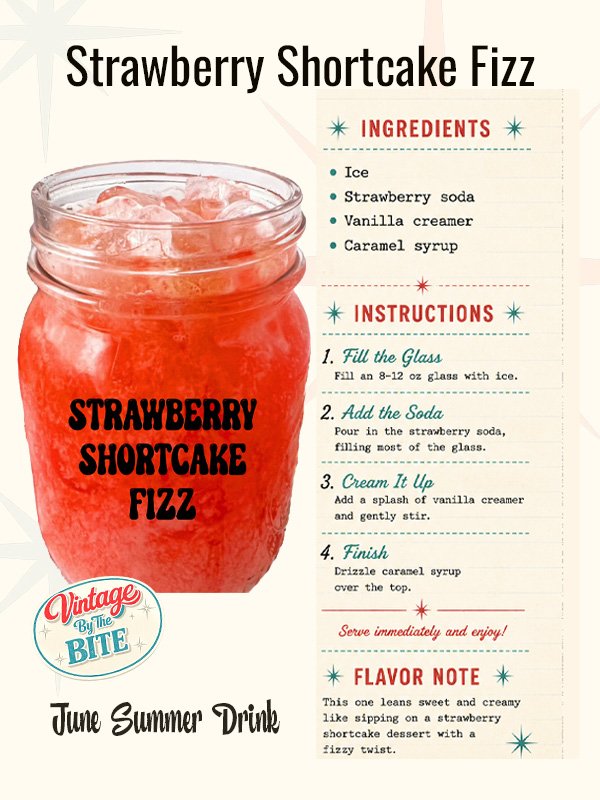 strawberry short cake fizz