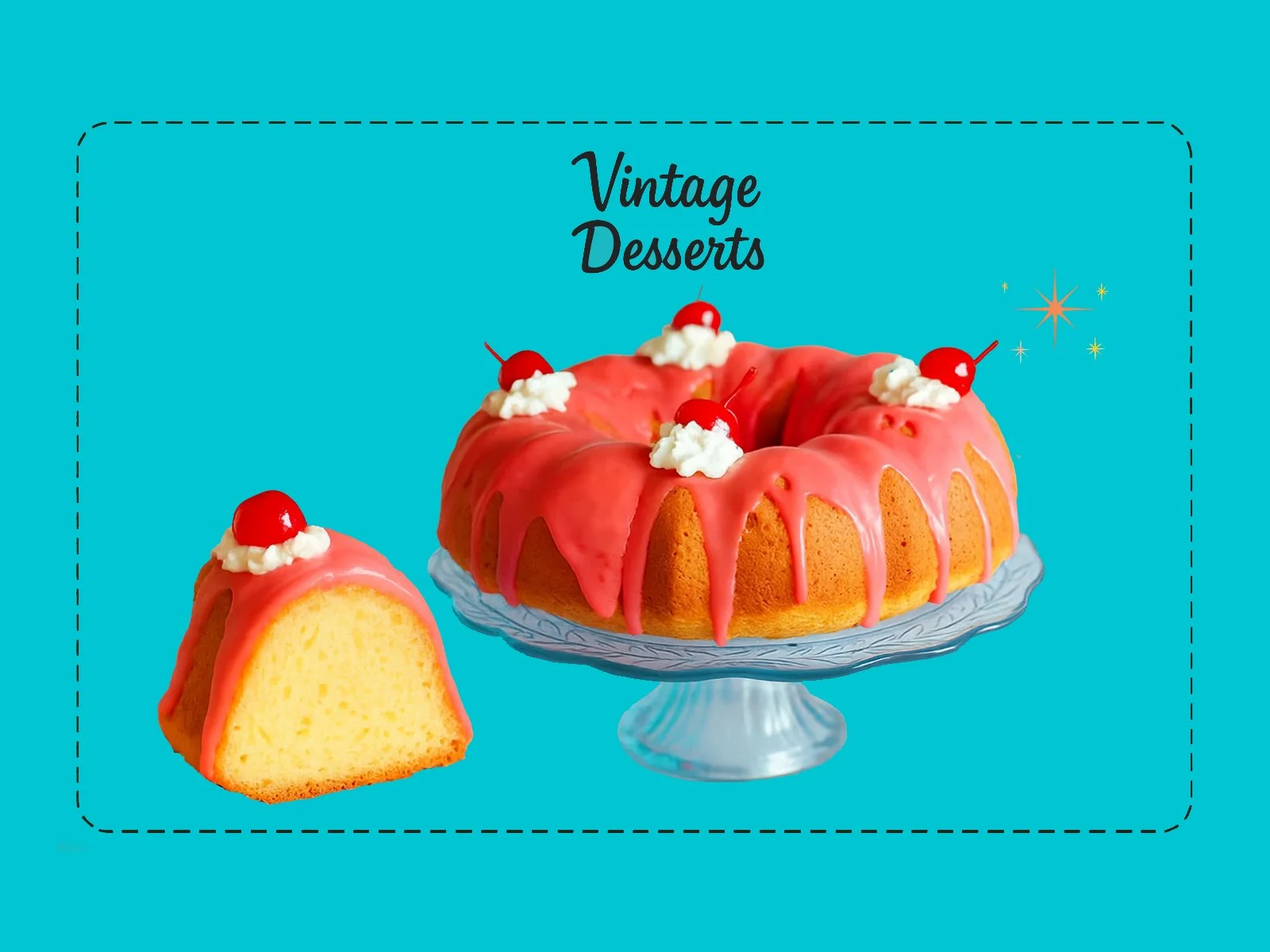 vintage dessert banner - no link