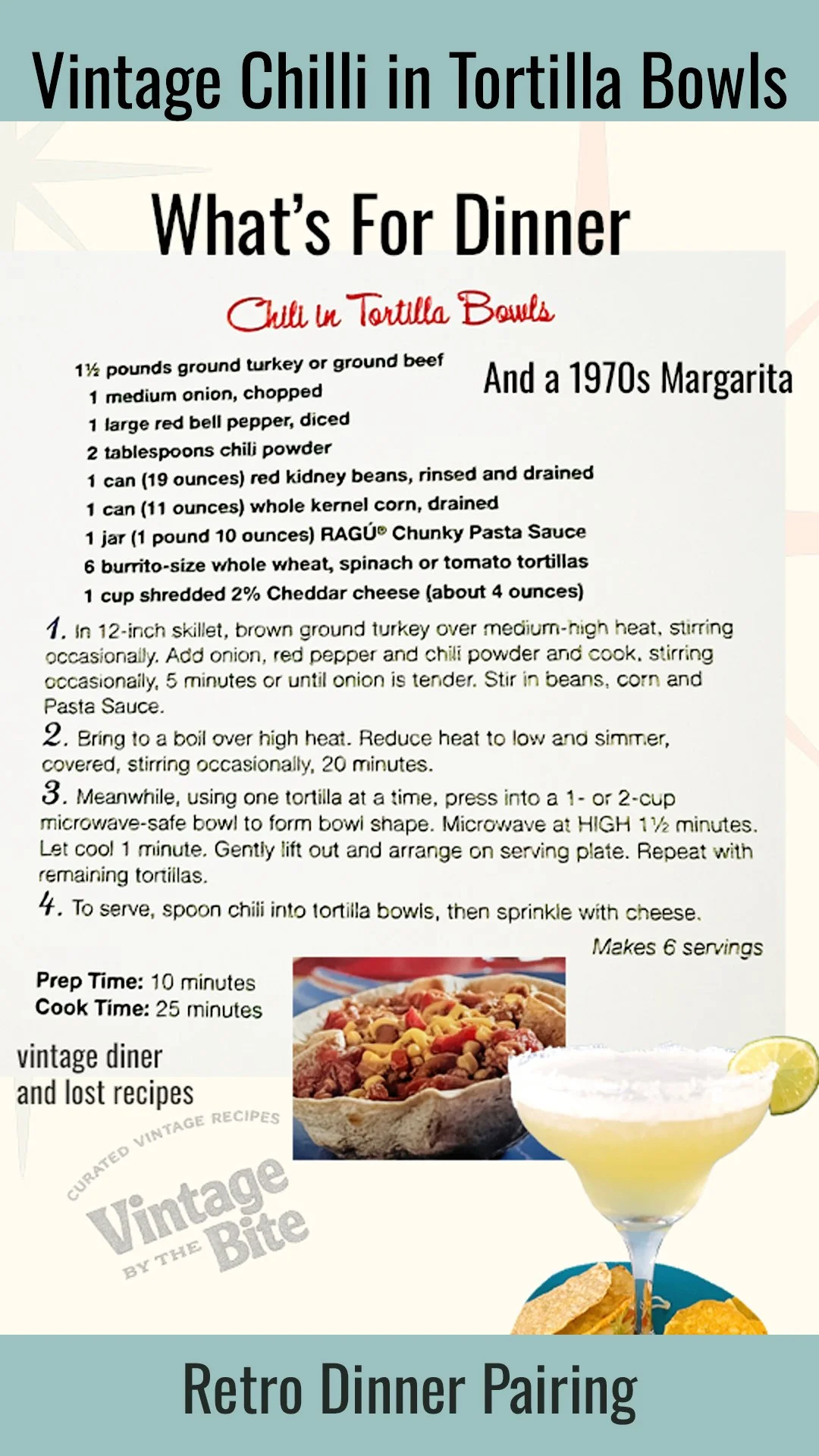 Retro Dinner Pairing