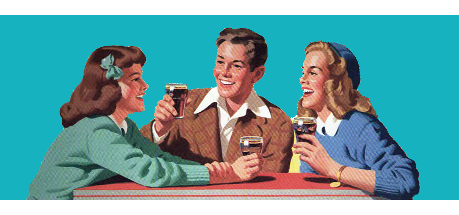 cola fountain banner