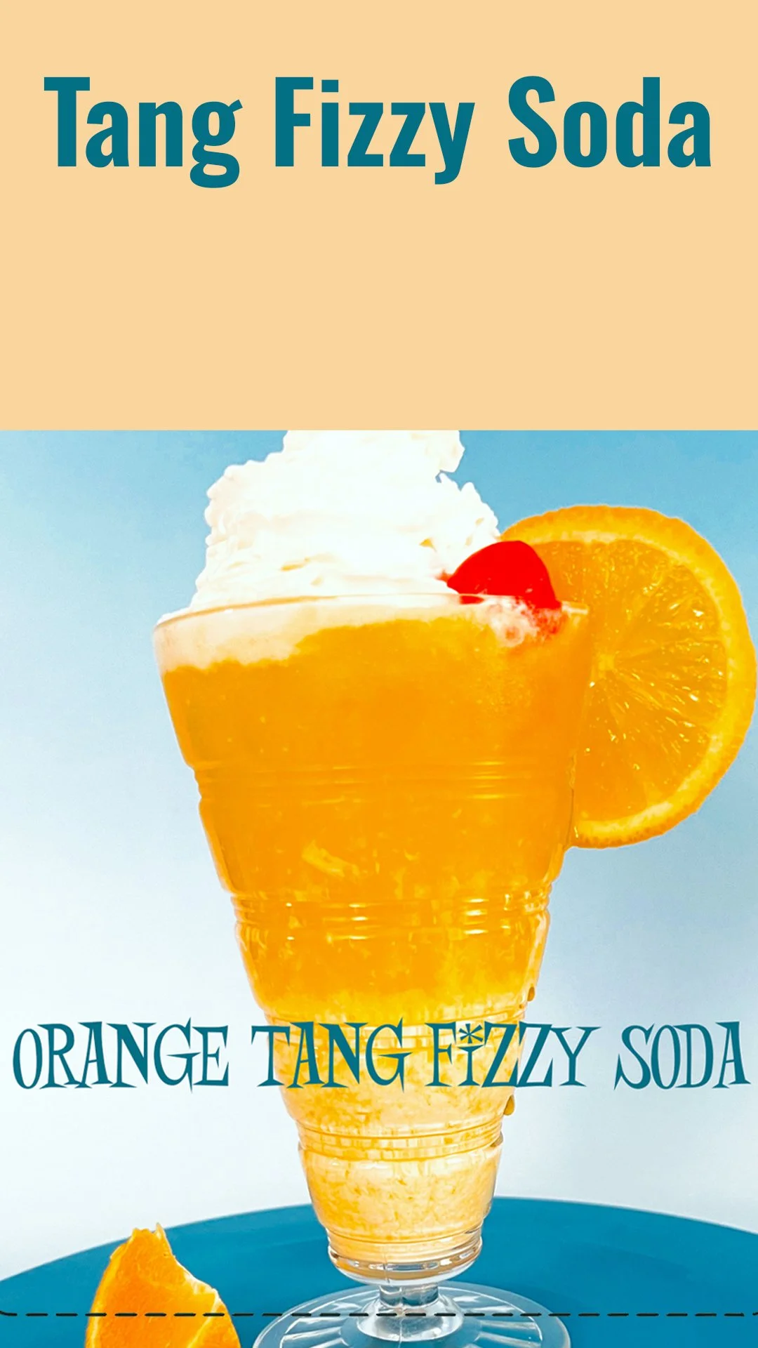 orange fizzy soda