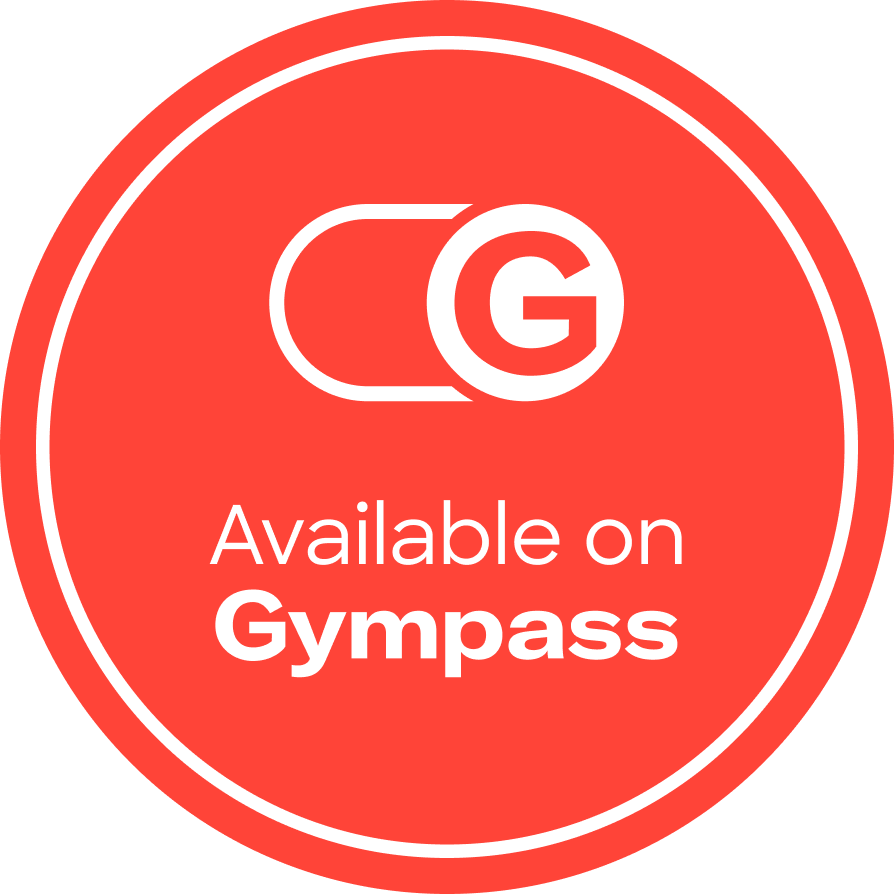 Gympass/Wellhub logo badge with red background and white text.