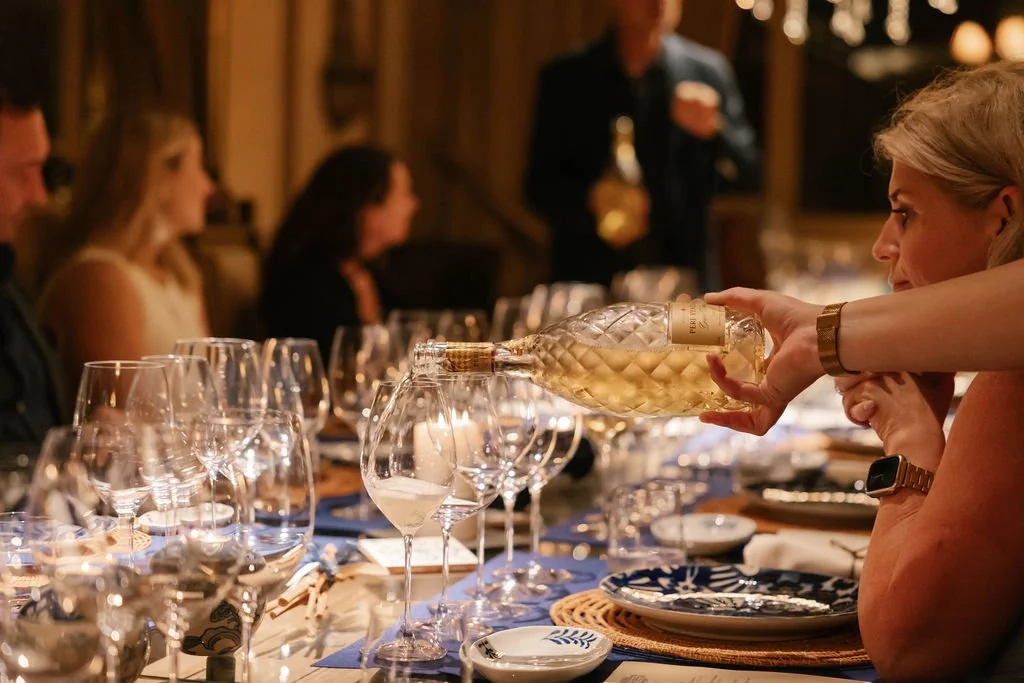 Dinner at a winemakers home in Penedes wine region Spain