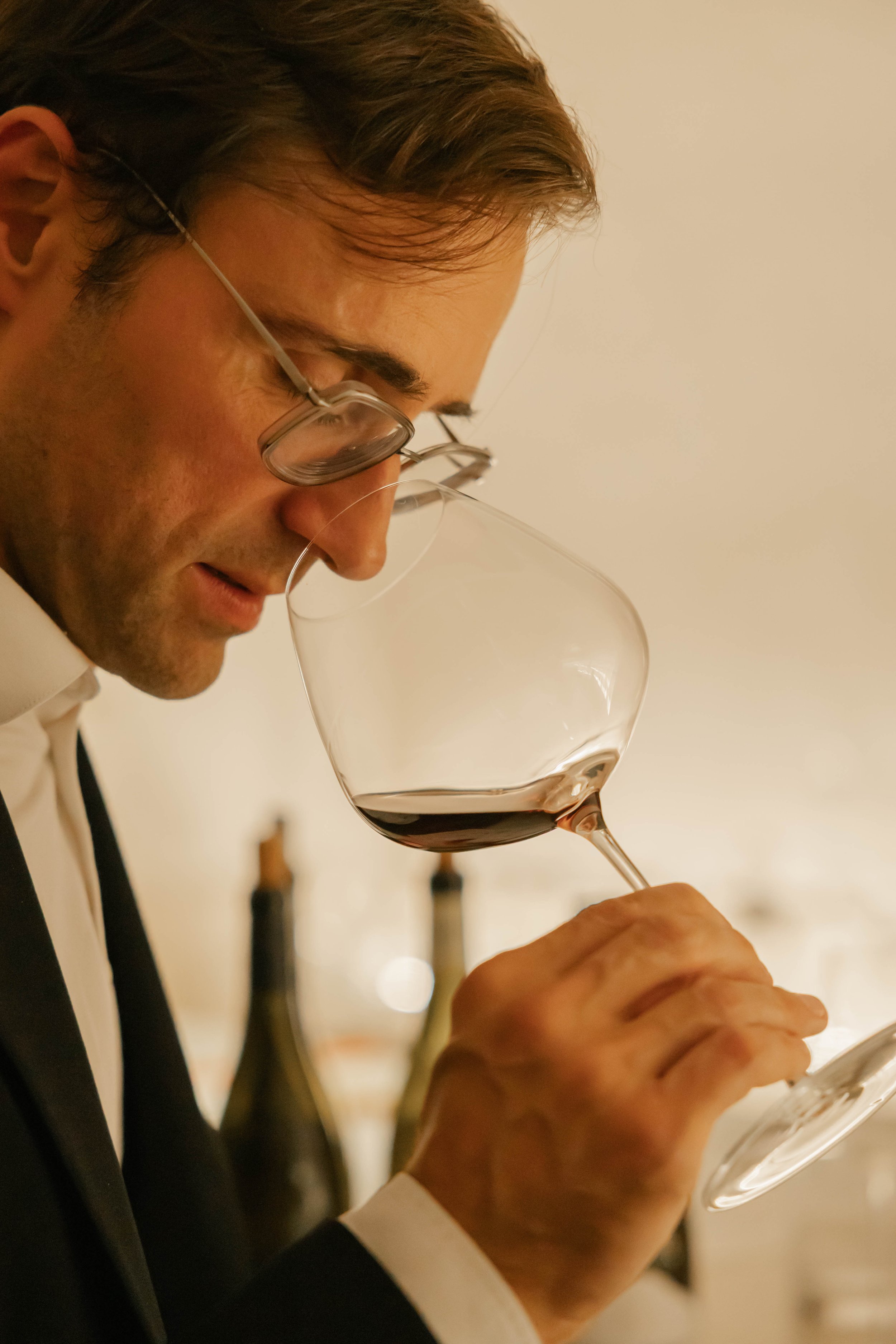 Our local sommelier in Burgundy, a WSET Level 4 Diploma holder and French Wine Scholar whose deep relationships with producers open doors for Amble guests that are rarely accessible to outsiders.