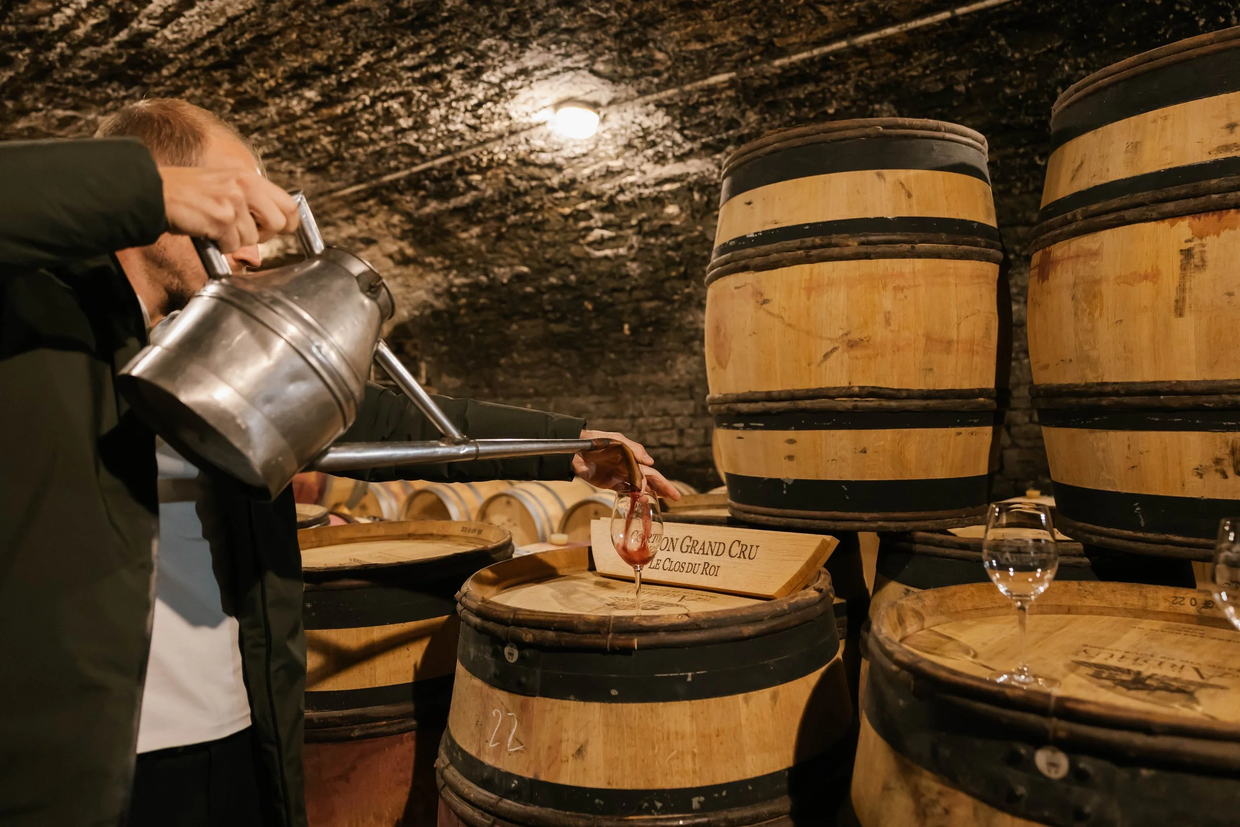 Walking through a Burgundian family estate with the winemaker, hearing how generations before him have carefully preserved the land and the traditions that shape these wines.