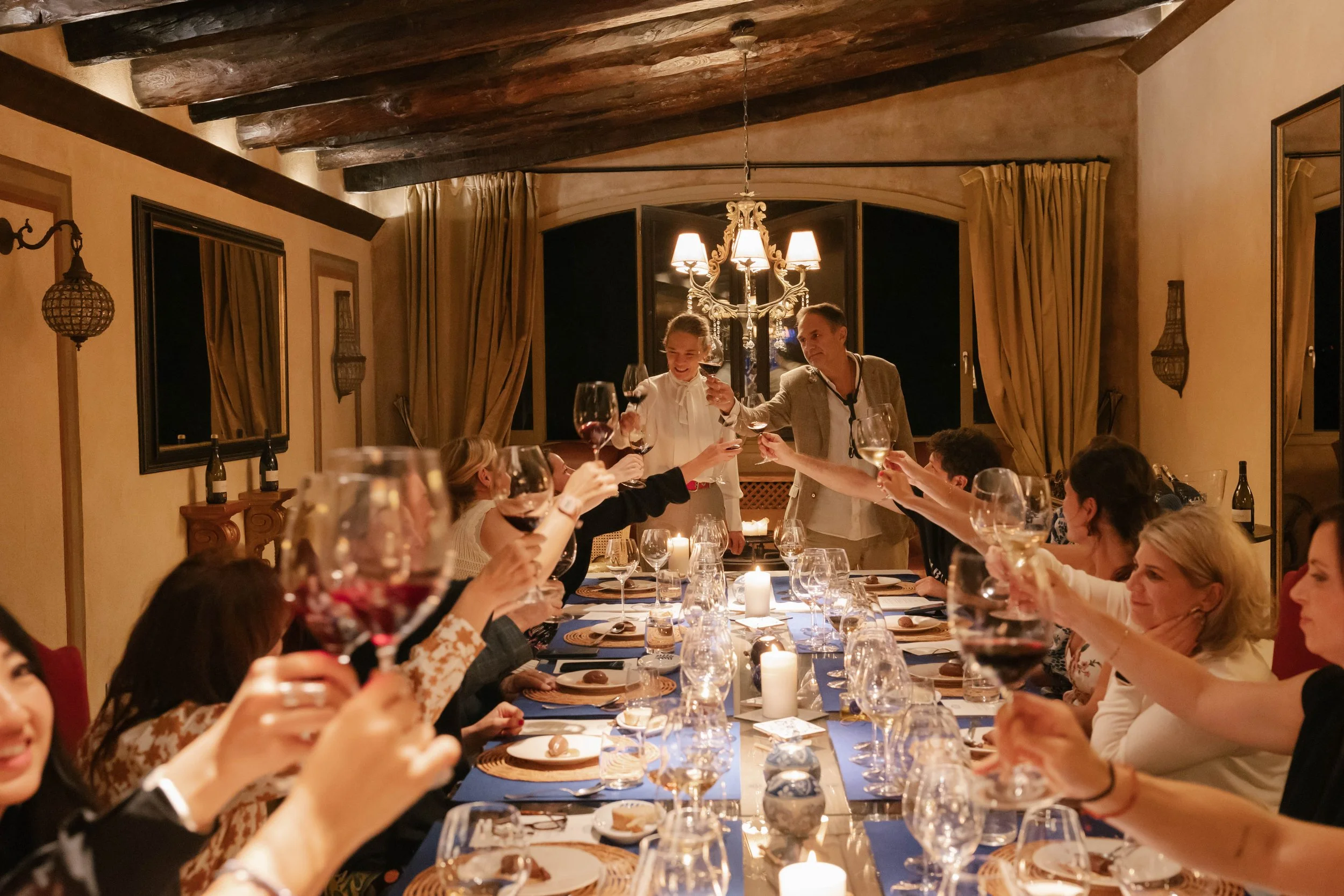 Mireia Juvé, co-owner of Pere Ventura, hosts us for dinner on their family estate