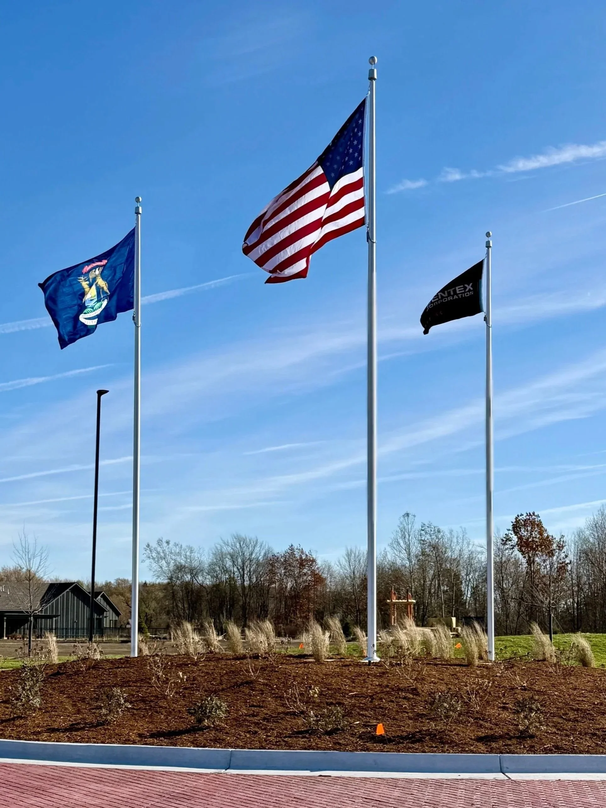 Commercial Flagpole Installation
