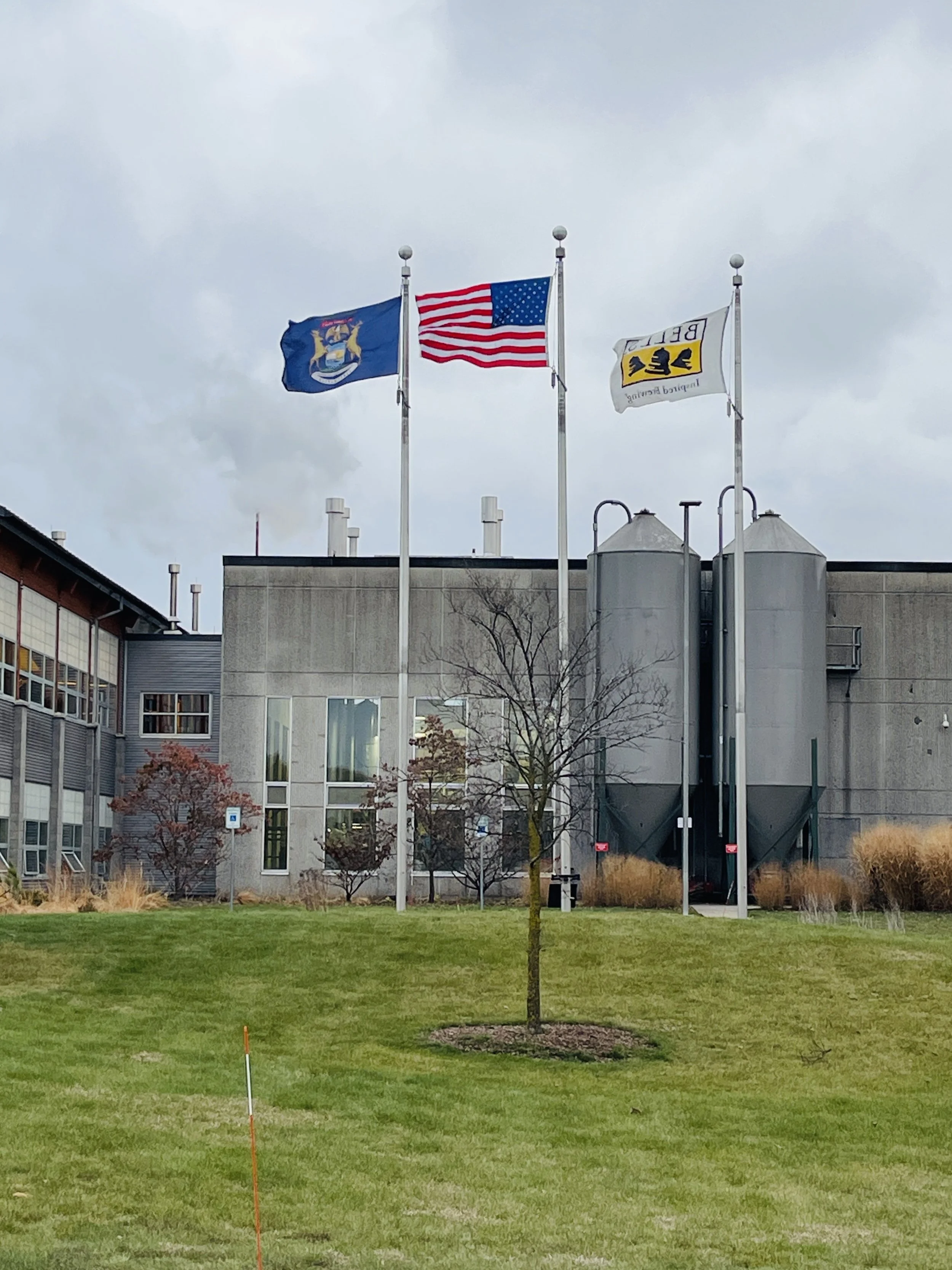 Flagpole Repair at Bell's Brewery in Galesburg, MI