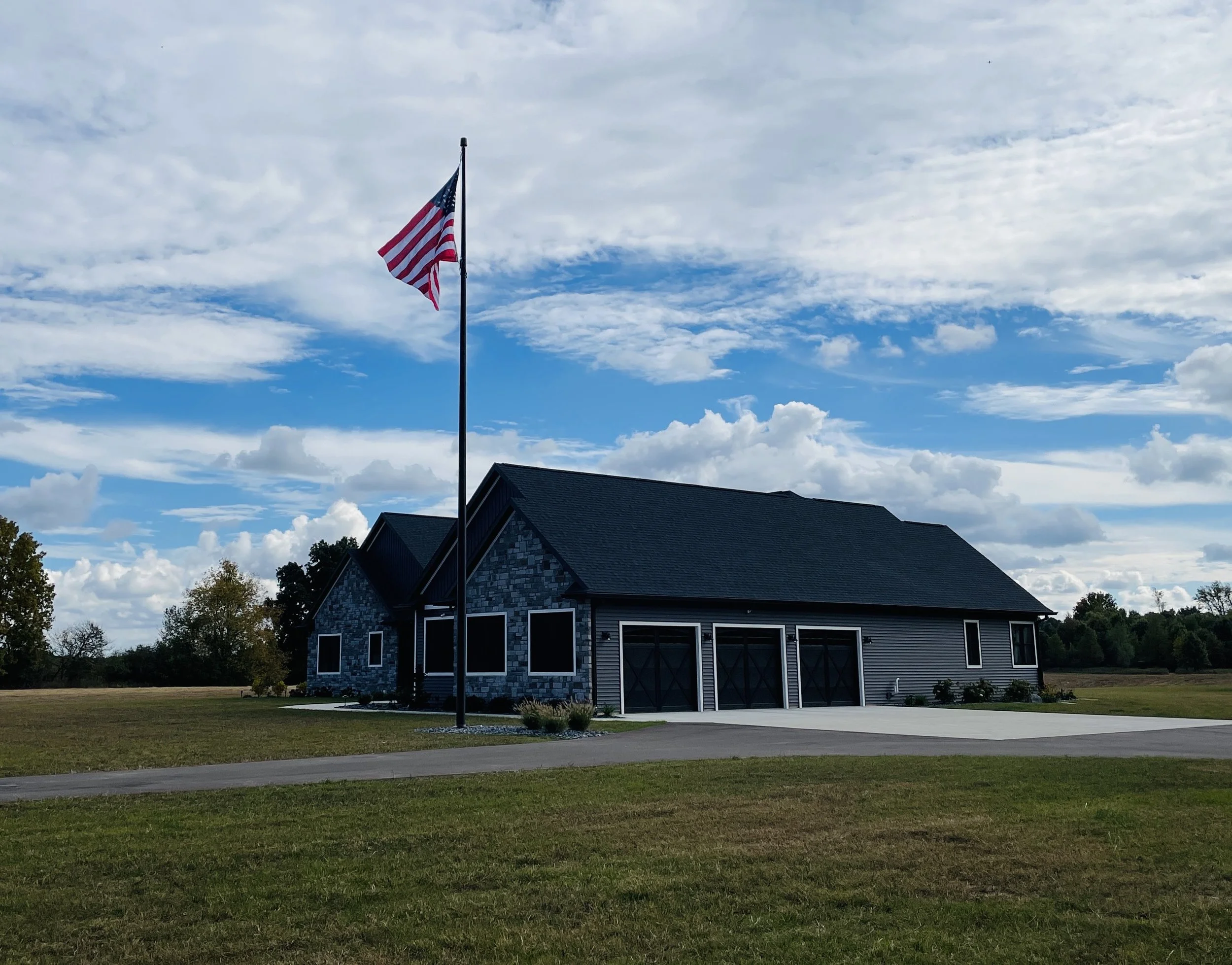 Residential Flagpole Install