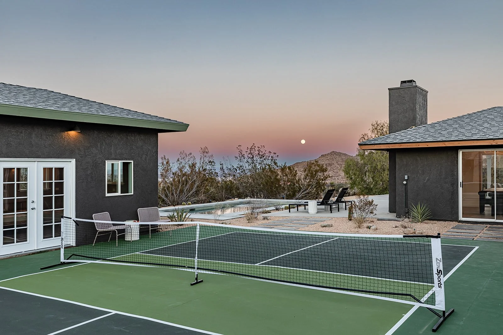 modern desert landscape design build with new pool for joshua tree california property near los angeles for vacation home design