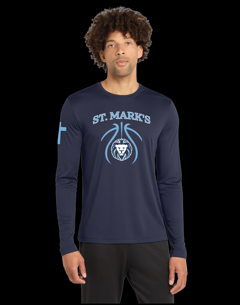 Sport-Tek ® Posi-UV ® Pro Long Sleeve Tee in NAVY