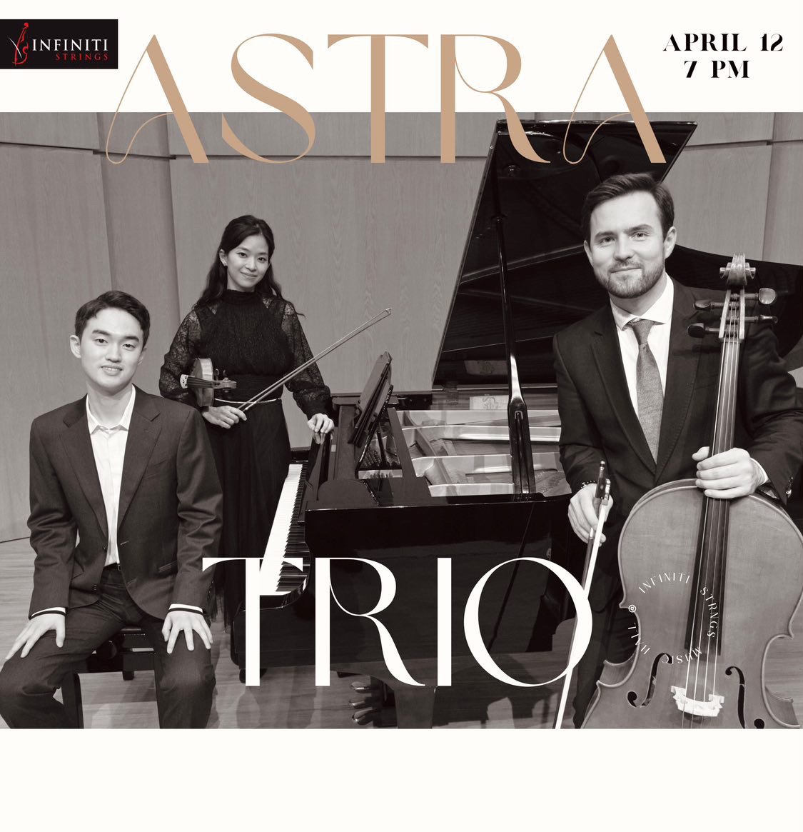 Chamber Recital: Infiniti Strings, Ah Young Kim, Violin | Mansur Kadirov, Cello | Joonghun Cho, Piano