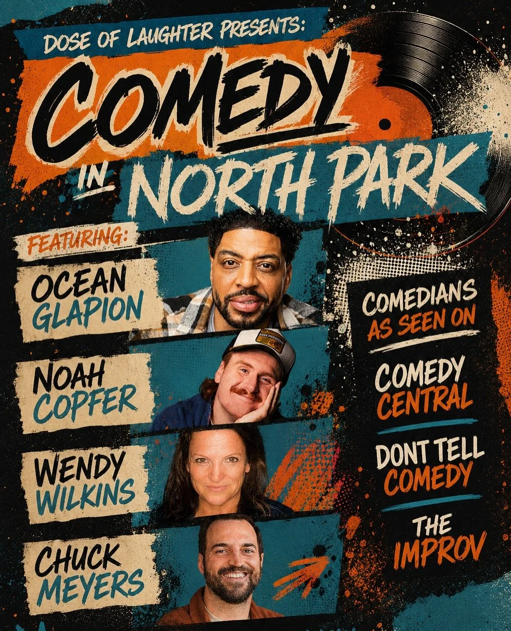 One week away! @doseoflaughtersd is back in North Park on Saturday July 11th at 8pm!

One of our best line ups yet. 🎤 
Tickets are available with the link in the BIO or on our website doseoflaughtersd.com 🎟️ 

#doseoflaughtersd #sandiegocomedy #exp