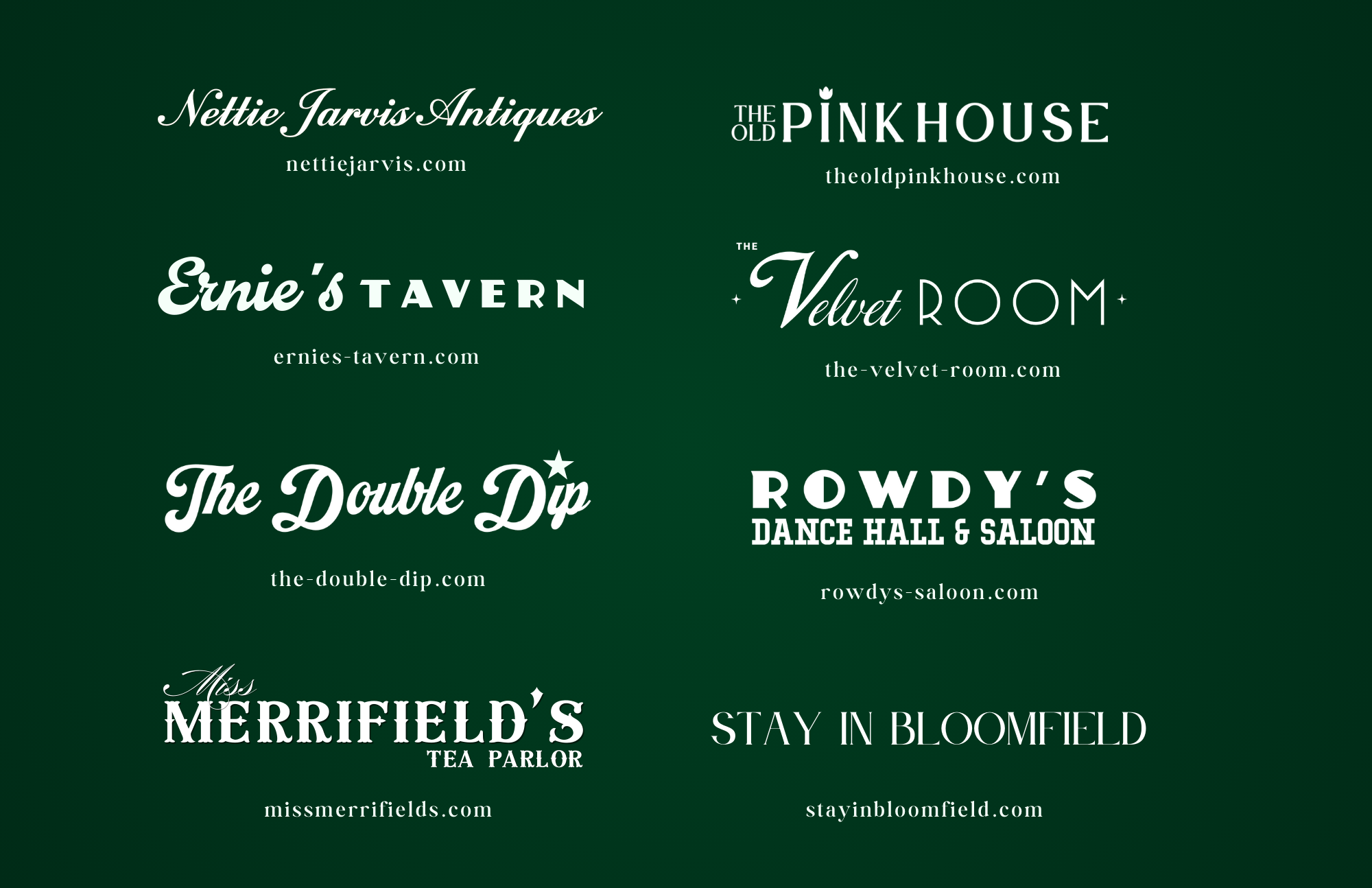 Visit Bloomfield - Print Design