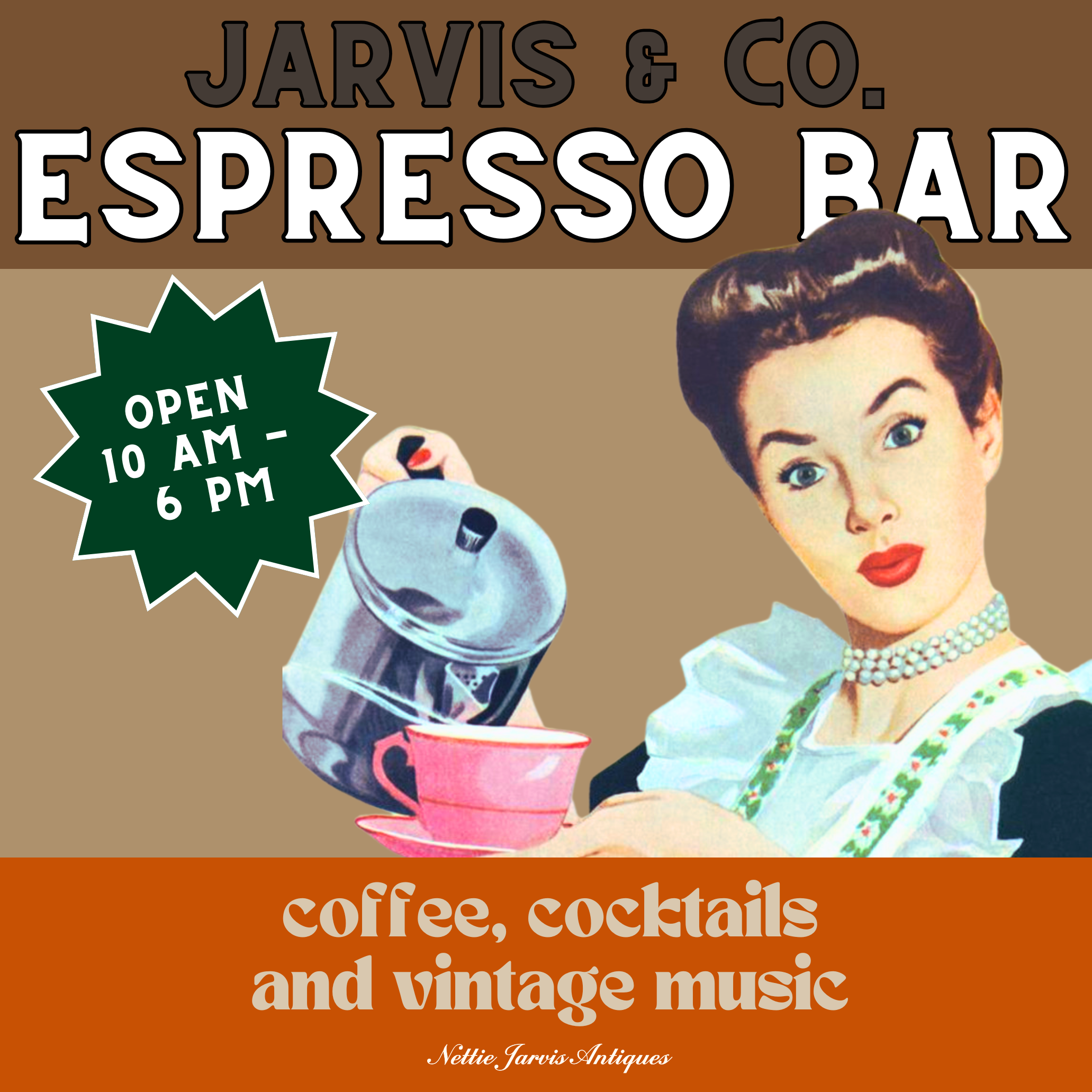 Jarvis & Co Espresso and Bourbon Bar