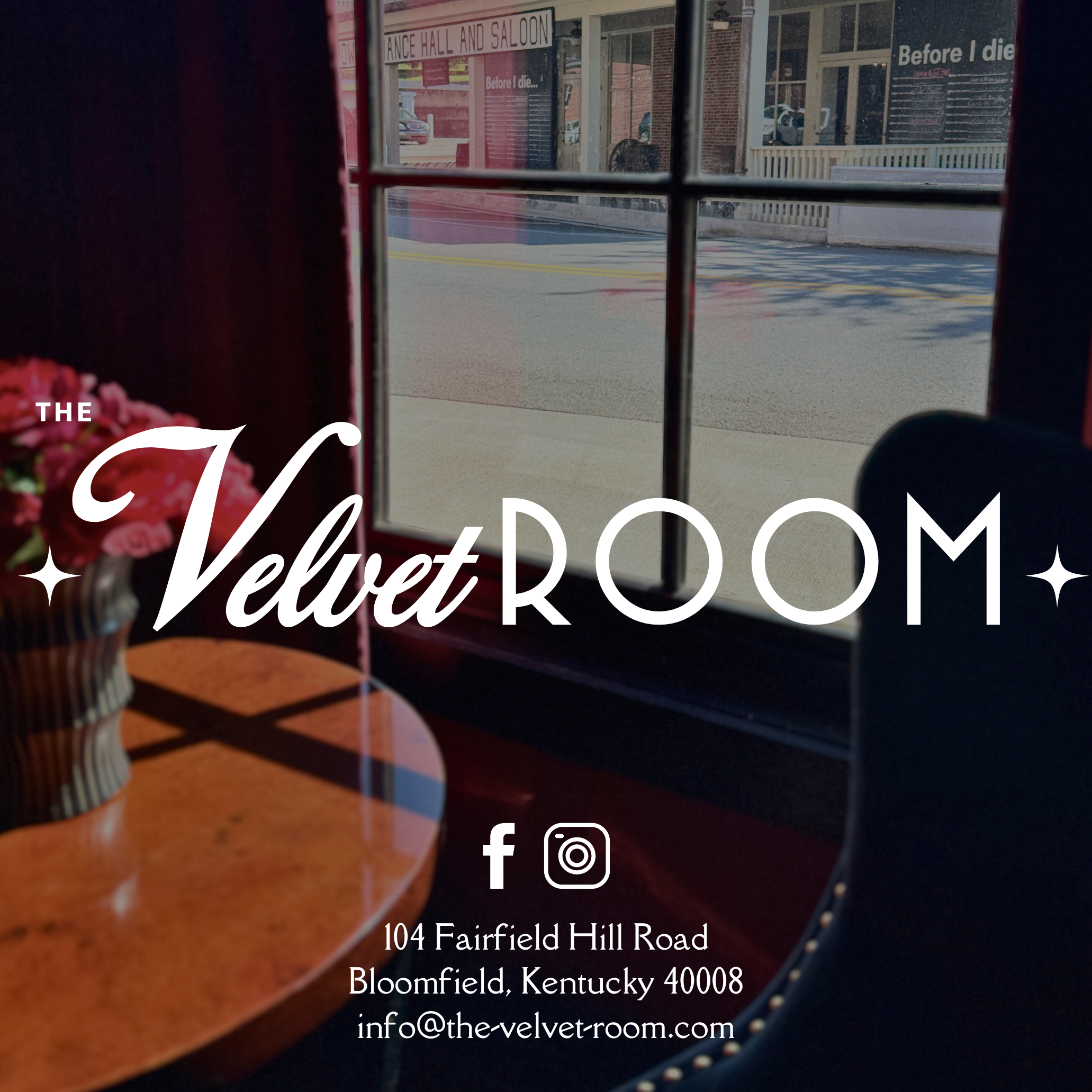 The Velvet Room - Website Content and Design
