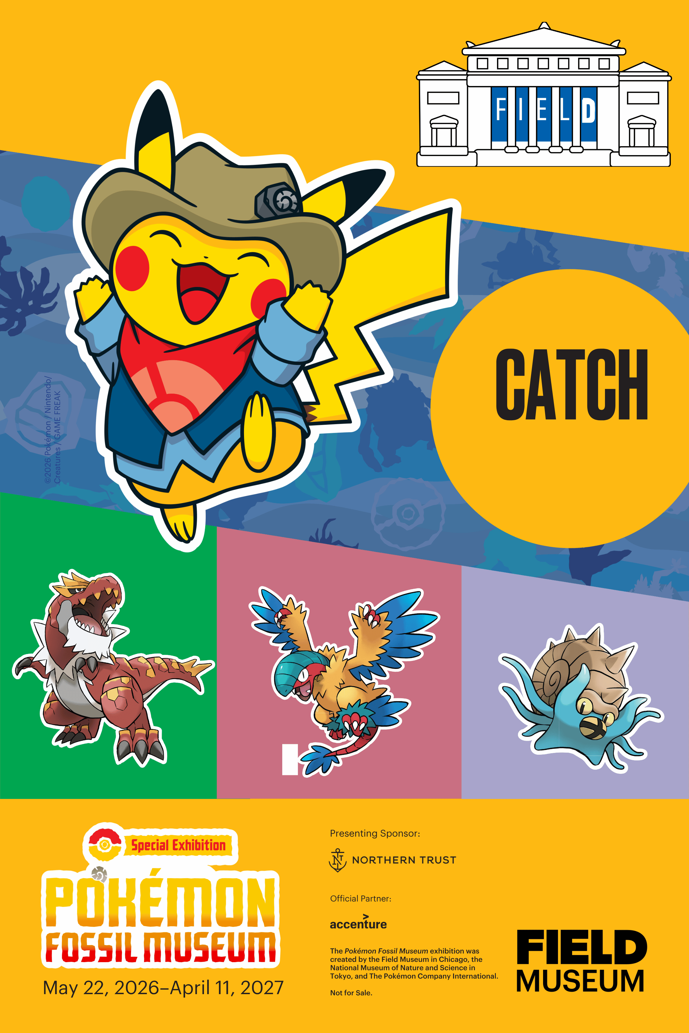 Exclusive Donor Recognition

Created a limited-edition exhibition poster offered exclusively to trustees and major donors as part of the Pokémon Fossil Museum opening. The piece served as a stewardship gift recognizing philanthropic support while cre