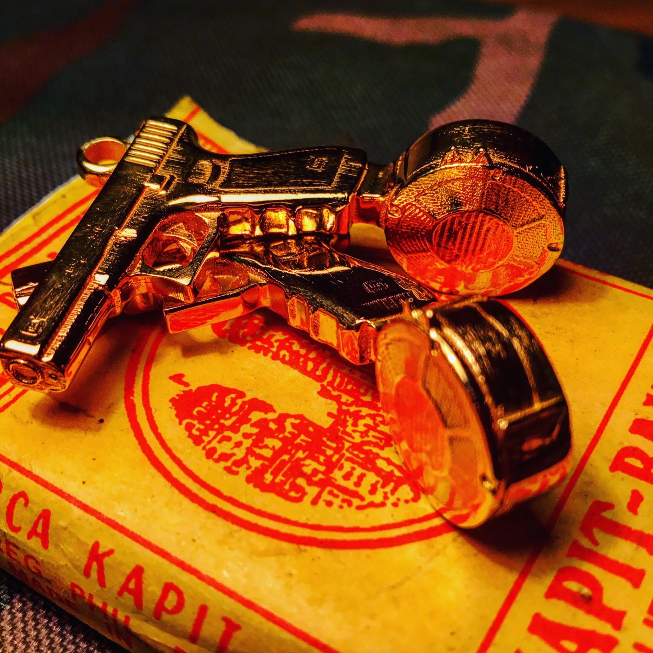 18K ROSE GOLD GLOCKS & DRUMS