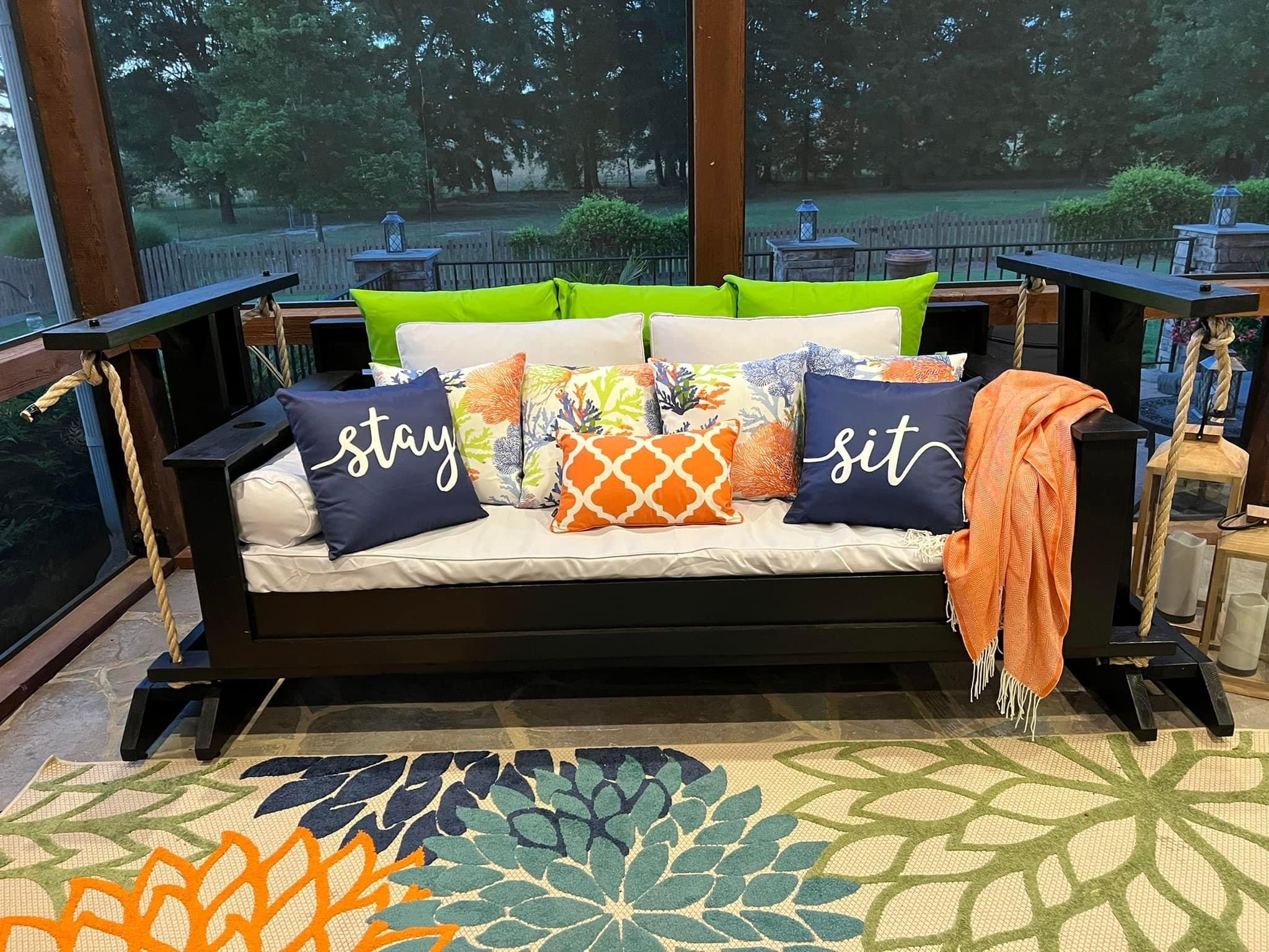 Bed swing pillows cheap