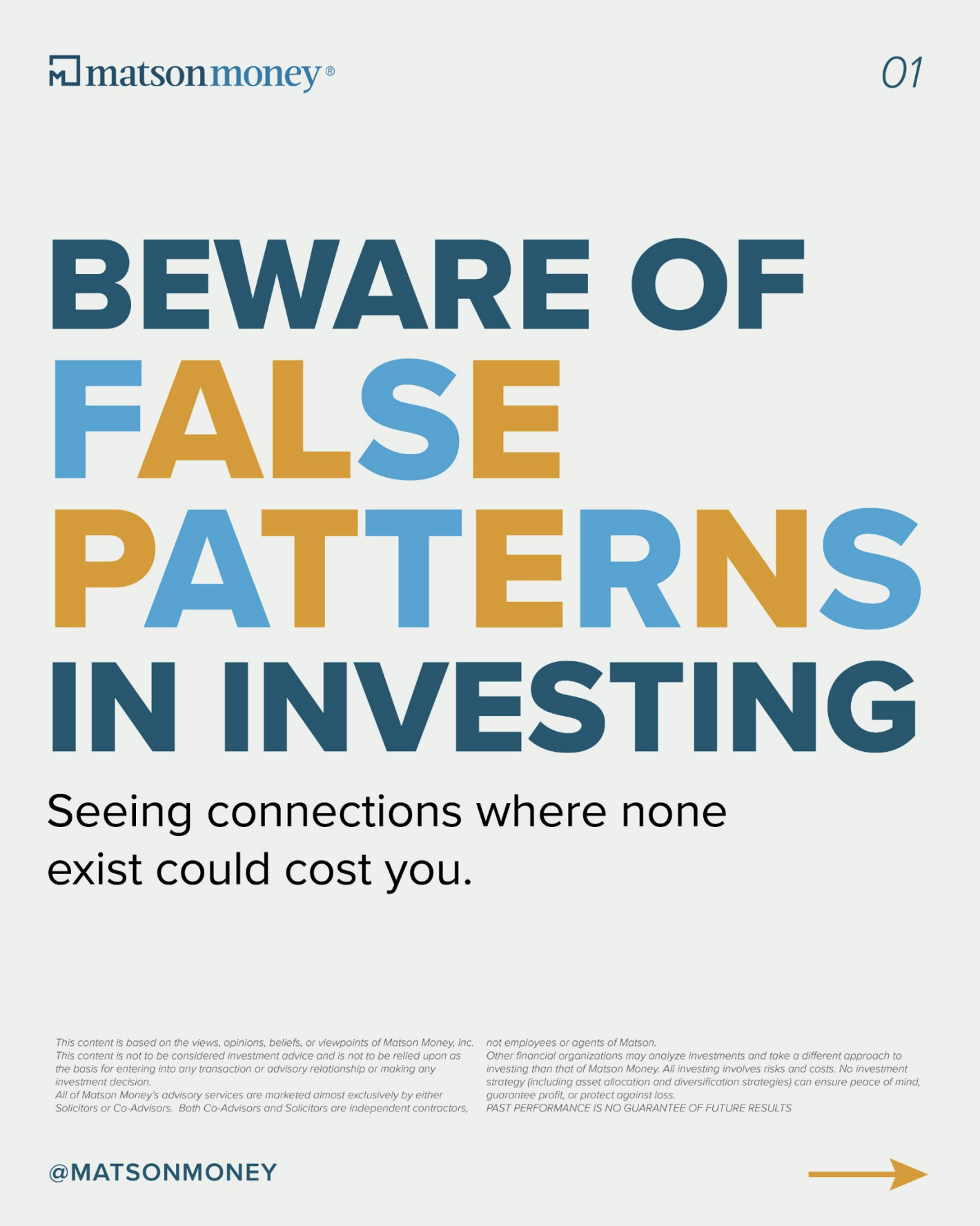 Beware of False Patterns in Investing