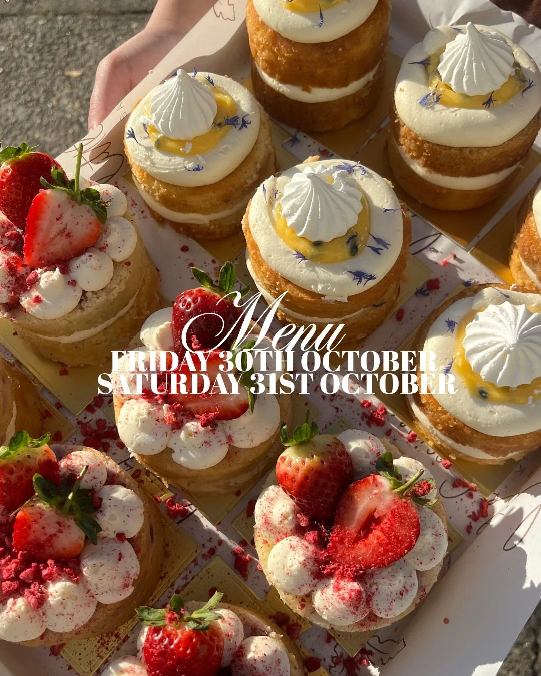 We are backkkkk👻🎃👻🎃👻so we are still in the middle of our little Cocina renovations but we have put down the paint brushes for this week!!! Limited menu selection but we are still producing a huge amount of scrolls and cookies this week so make s