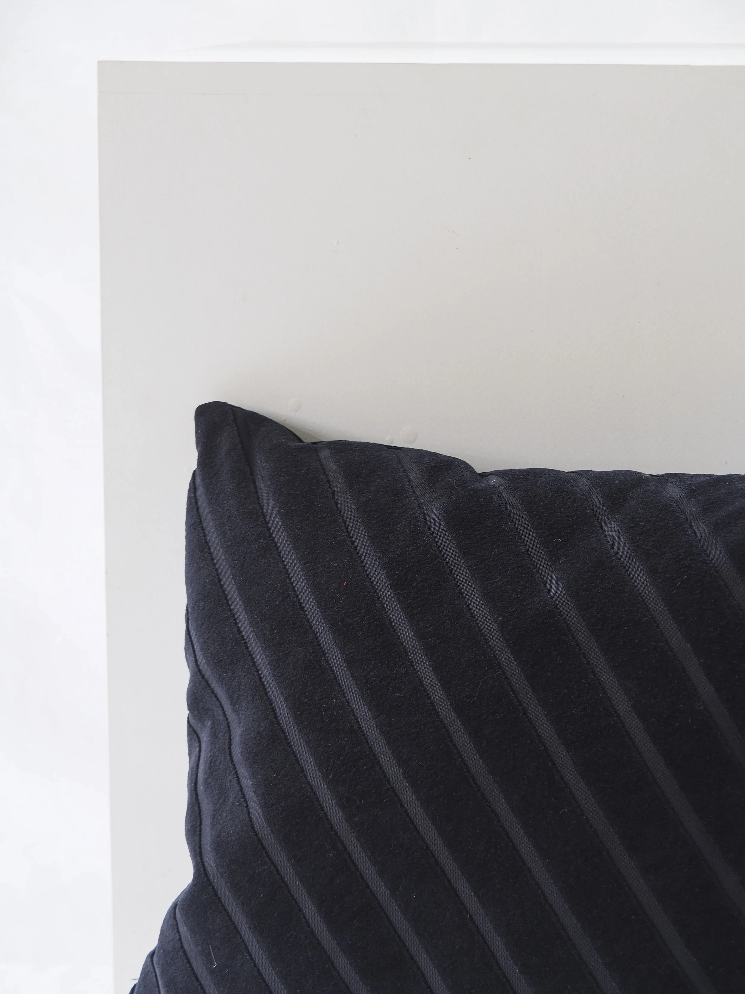 Black Velvet Cushion — Main Event Weddings