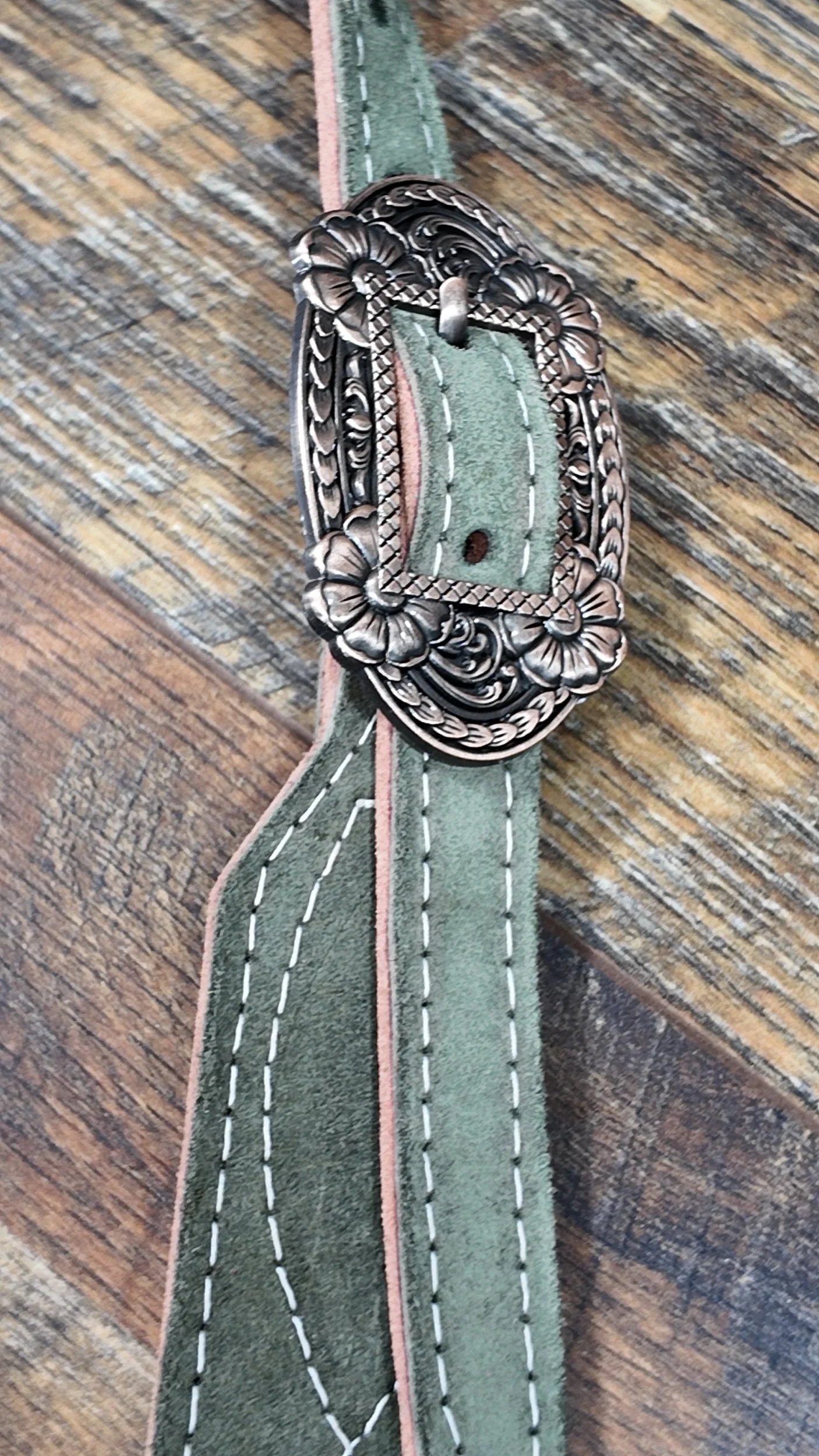 The "Sagebrush" Suede & Latigo Split-Ear Western Headstall