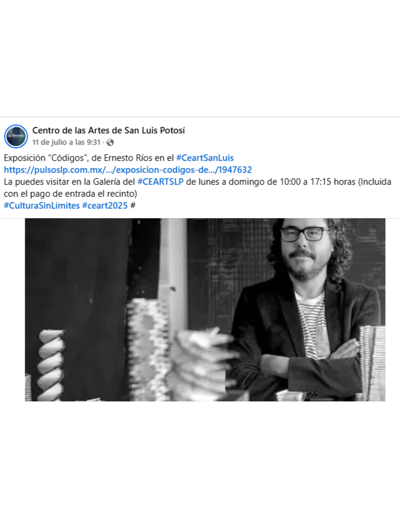 Ernesto Ríos. Códigos. Arte. Art Noticias News. Arte Contemporáneo. Contemporary art.