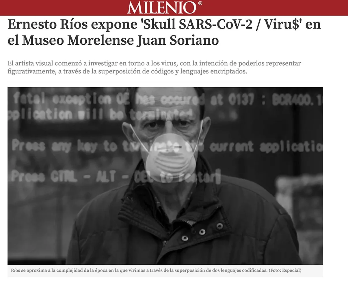 Ernesto Ríos. Artita expone en el Museo de Arte Contemporáneo Juan Soriano, 