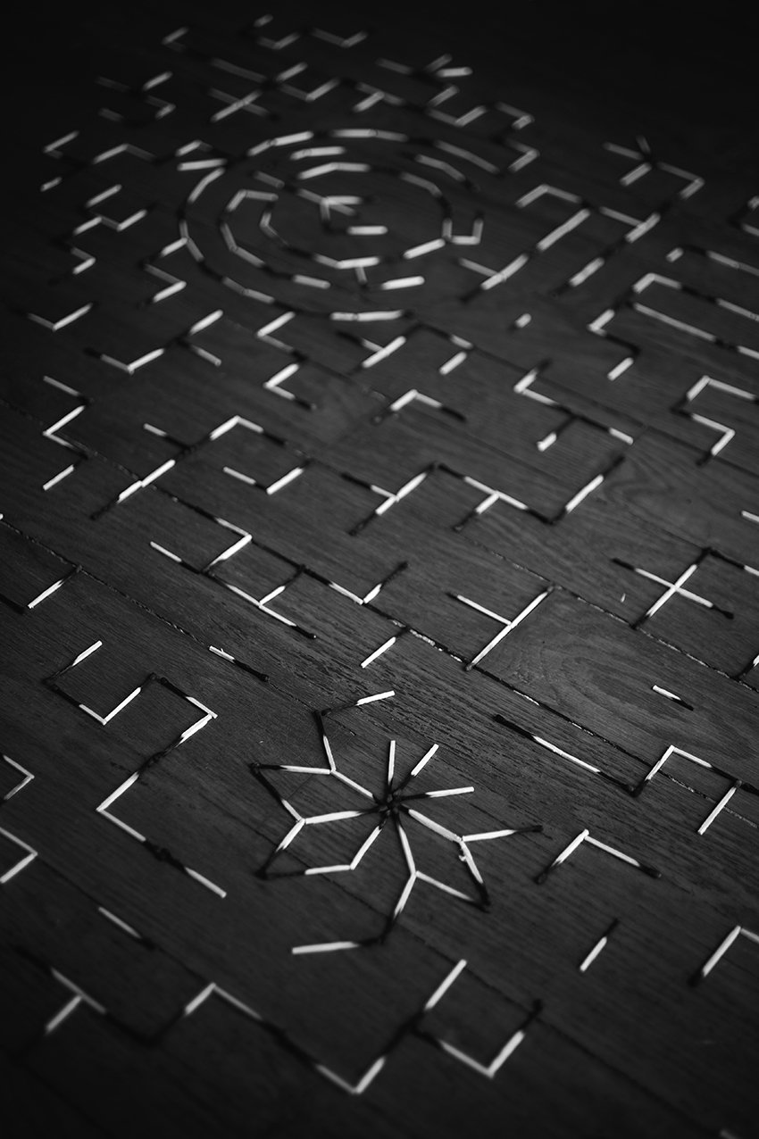 Ernesto Rios artist, Mexican artist, contemporary art, contemporary art cerillos reciclados Recycled matches Morelos Mexico arte latino morelense