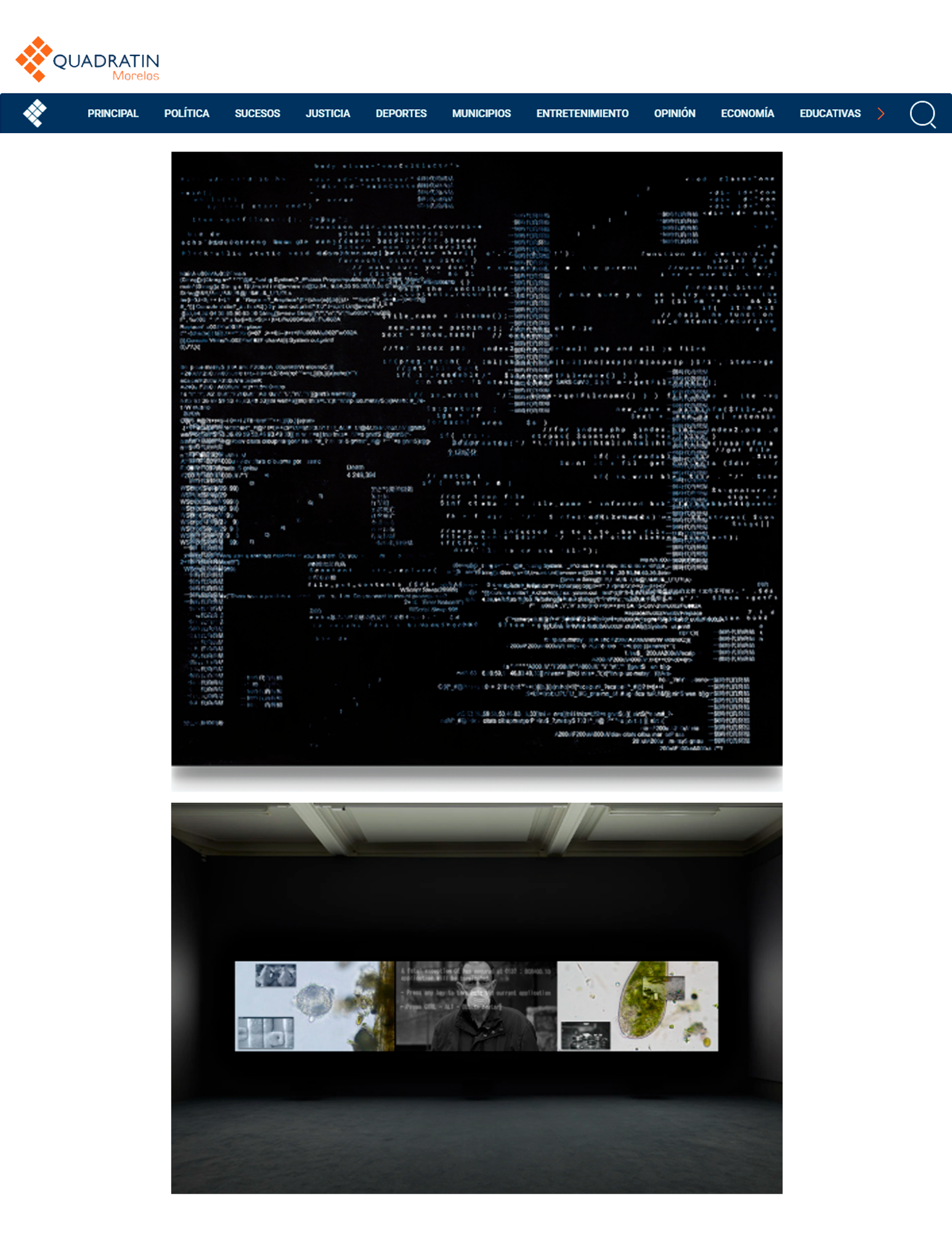 Ernesto Ríos. Códigos. Arte. Art Noticias News. Arte Contemporáneo. Contemporary art.